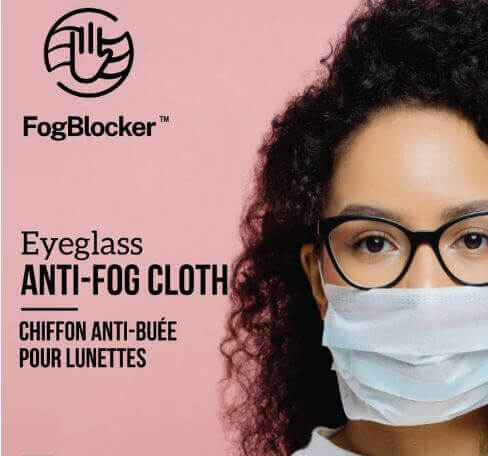 Eyeglass Anti-Fog Cloth package